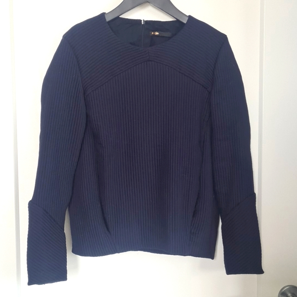 Maje navy blue blouse